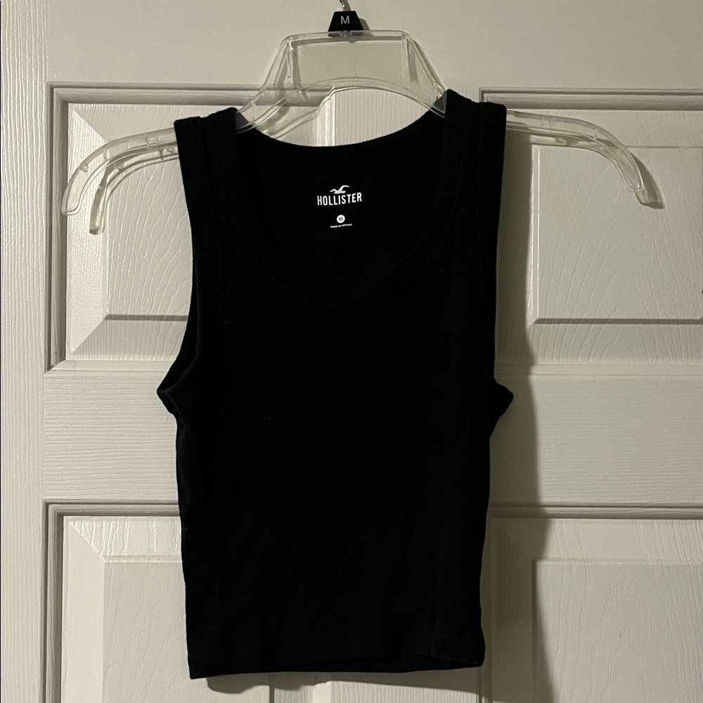 Hollister Women's Black Ribbed Tank